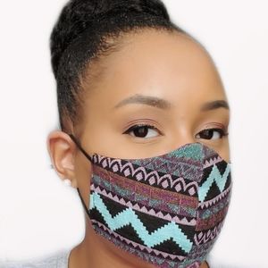 Aztec Boho Print Fashion Face Mask